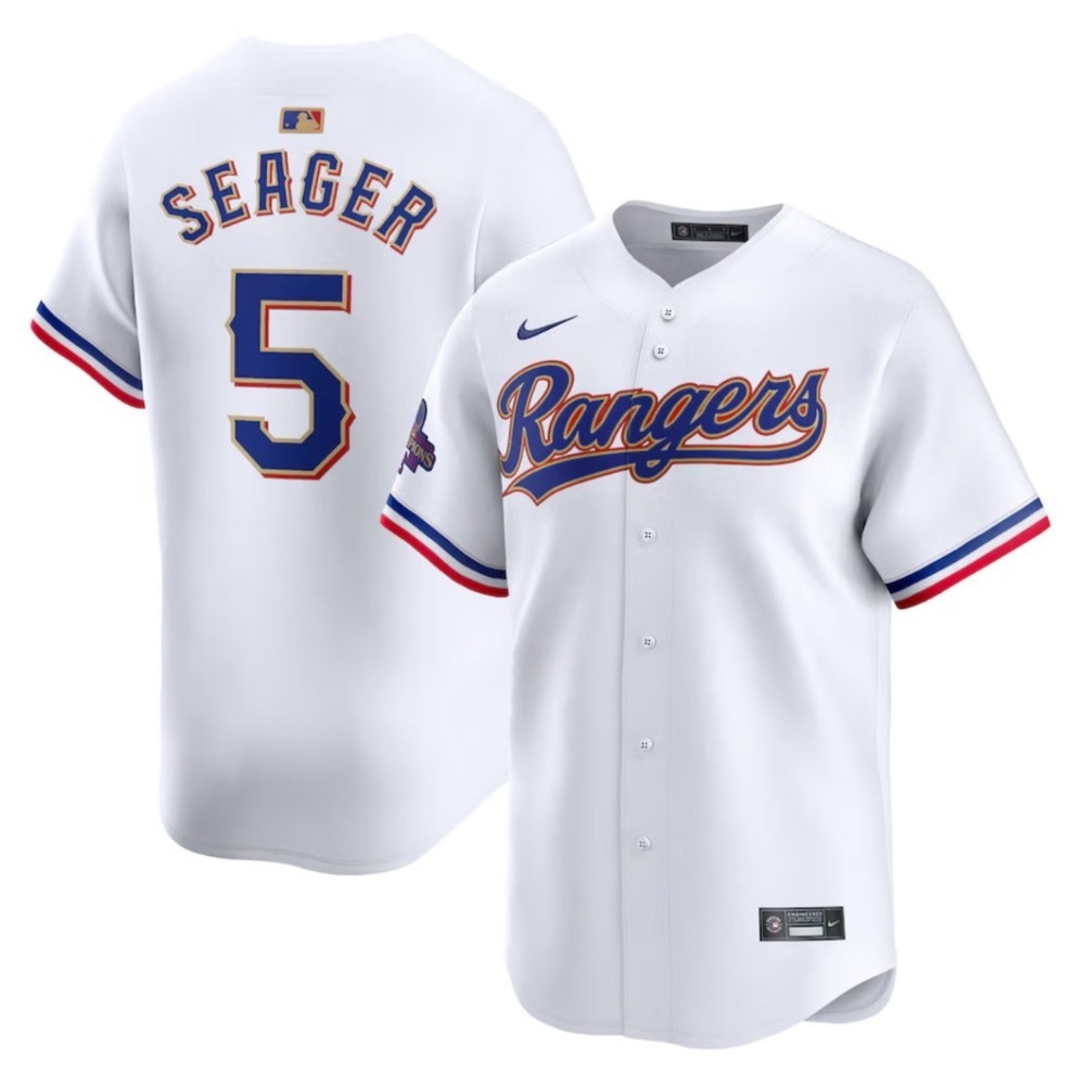 Nike Texas Rangers Corey Seager 5 2023 World Series Champions Jersey 52 $395MSRP